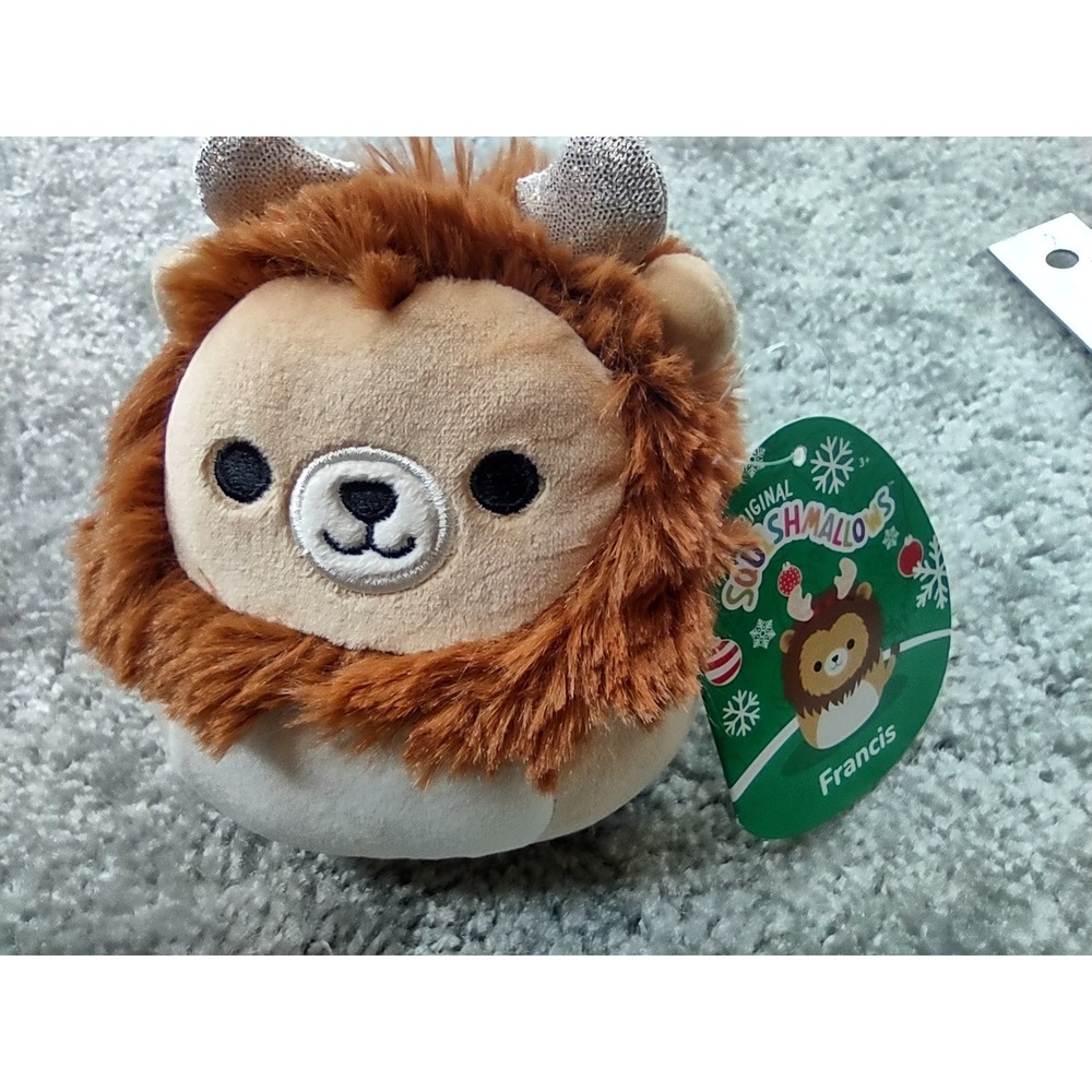 Squishmallow Francis The Lion‎ Plush KellyToy 5 inch Stuffed Animal Toy